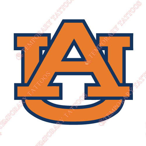 Auburn Tigers 1991 Pres Alternate Customize Temporary Tattoos Stickers NO.3761